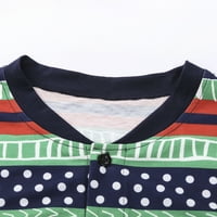 Pulover za ženske džemper s dugim rukavima vrhovi modne džepne dukseve za spajanje okruglih vrata majice