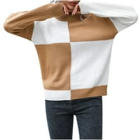 B91XZ Ženske košulje Ležerne prilike za ženska pulover za okrugli vrat Print casual i svestrana majica