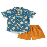 Gwiyeopda novorođene dječje dječake ljetne odjeće odijelo za kratke rukave majice na vrhu casual gatlica