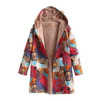 ChicCall ženski zimski debeli feuzrski kaput prevelizirani solid sloj boja Park Overcoat zimski jaknu
