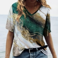 Cocopeuentne žene Ljeto čipke sa ramena bluze vrhovi, čvrste seksi casual slobodne dresene majice kratkih