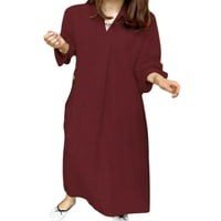 Olyvenn ženski plus veličina dugih rukava bez rukava, kaputi bez rublja Ženski povremeni modni ispisani