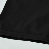 XYSAQA ženske ležerne ljetne hlače elastične kratke hlače s velikim strukom Slatka rufffle comfy plaže