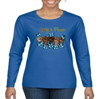 Fatuov ženski ljetni vrhovi majice kratki rukav plus veličina modna posada izrez dugi grafički tee pulover