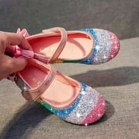 Ritualay Girls Casual Chunky Hees Sandals Comfort Lagane cvijeće Plesne cipele Svečane slatke cipele