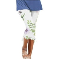 Suhoaziia obrežene dukseve za žene lagane bluze vrhove prozračne grafičke grafike cvijet leptir pulover