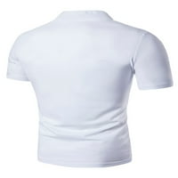Košulje za žensko čišćenje Trendi Ženska ljetna V-izrez Čvrsta tri četvrtina rukava casual top bluza