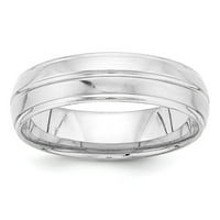 Tungsten u obliku srca Baseball Band Band prsten za muškarce Žene Udobnost FIT Crna kupola Četkana polirano