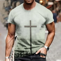 Sdjma Muška majica Vintage Striped Lagana pletena majica Muškarci Ležerne tipke Uskrsni tisak sa džepnim