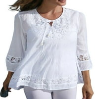Ženske plus veličine modne popularne košulje s majicom s kratkim rukavima modna ljetna hladna plus veličina