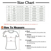 Cacommmark Pi ženski vrhovi plus veličina košulja za čišćenje kratkih rukava Džepna bluza