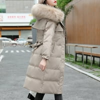 Frehsky zimski kaputi za žene Ženska vuna tanka kaputa jakna dame vitko dugačak preko kaput odjeća žensku