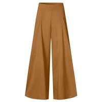 B91XZ Ženske kratke hlače za ljetne žene ljetni maslačak tisak Visoko struk pamučne hlače plus veličine