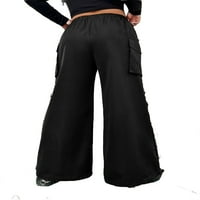 FESFESFES modni muški kukovi džepne patentne patentne zatvarače Stretchy casual alat kratke hlače