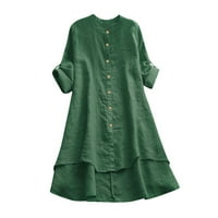 Trudnice Čvrsta boja Šiffion Split Maxi haljina za fotografiranje Majznička dama Haljina