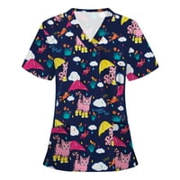 Trendna radna odjeća za žene šifonska čipka majica casual split chiffon tops lime flare vrhovi popularni