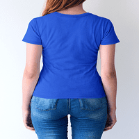 Alueeu ženska majica Ženski kratki rukav V-izrez Print T Džepne tunike Ležerne prilike Bluze Ženska