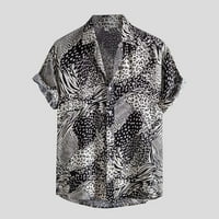 Košulje za muškarce Ljetni modni casual okrugli vrat 3D Digitalni tisak Dan neovisnosti kratkih rukava