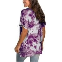 Yuwull ženski vrhovi bez rukava bez rukava Okrugli izrez labavi fit solidne boje majica casual bluze