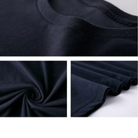 USMIXI ženski vrhovi mekani prozračni pamučni posteljina labavi fit pulover Tunički vrhovi s džepovima