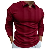 Bluze s dugim rukavima za ženska majica Ležerni O-izrez dolje Majica Solid bluza Vrhunska FIT Fall košulja