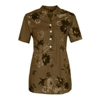 -Sljeći s kratkim rukavima Aktivna odjeća za muške košulje Summer Casual Bluza Redovna fit grafički