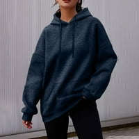 Ketyyh-Chn Women Cardigani lagani dugi rukavski gumb prema dolje džemper pletiva kaput A, XL