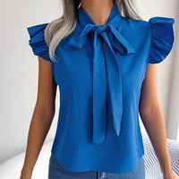 Košulje za žene Žene Modni ispis V-izrez Dugih rukava Swing GET casual bluza Top ženske majice Khaki