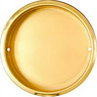 Ahgly Company u zatvorenom okruglom sažetkom smeđe zlatne orijentalne prostirke, 8 'krug