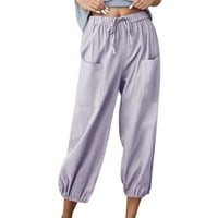 Rejlun dame Long pantalone V izrez za recler cvjetni print topsuits casual pantalone vreća za odmor
